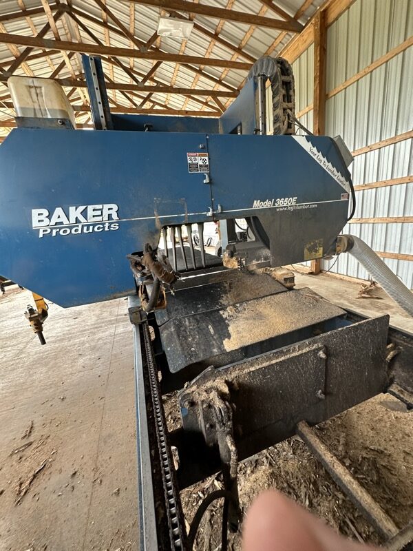 2016 Baker 3650E Sawmill Operation 