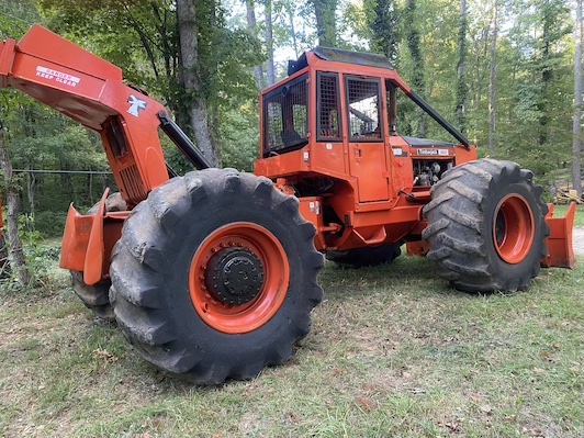 90′ TJ 480B grapple skidder 