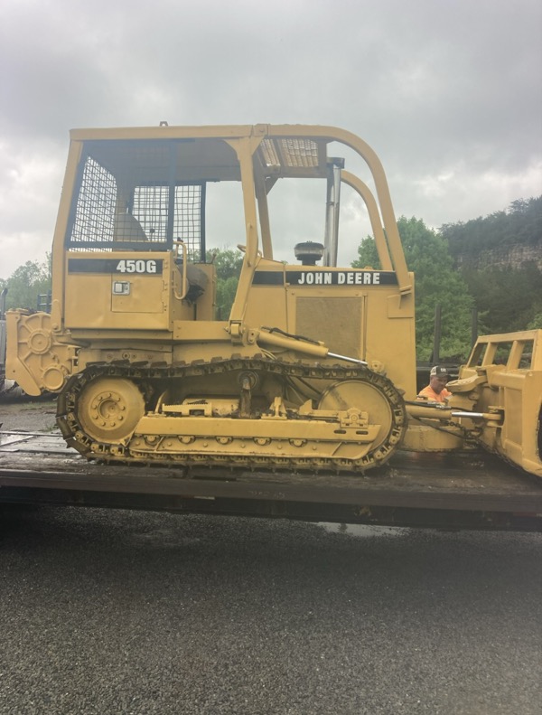 John Deere 450G Dozer with winch