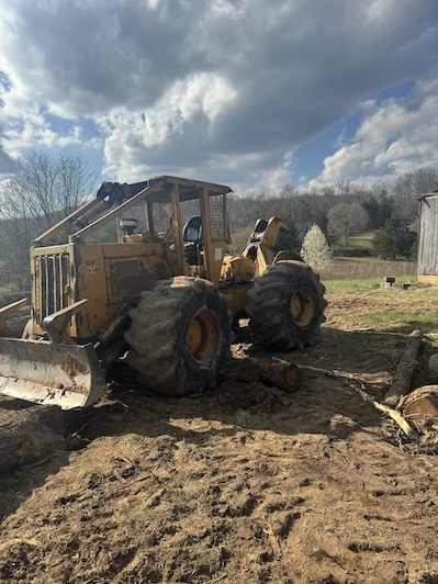 84′ CAT 518 cable skidder 